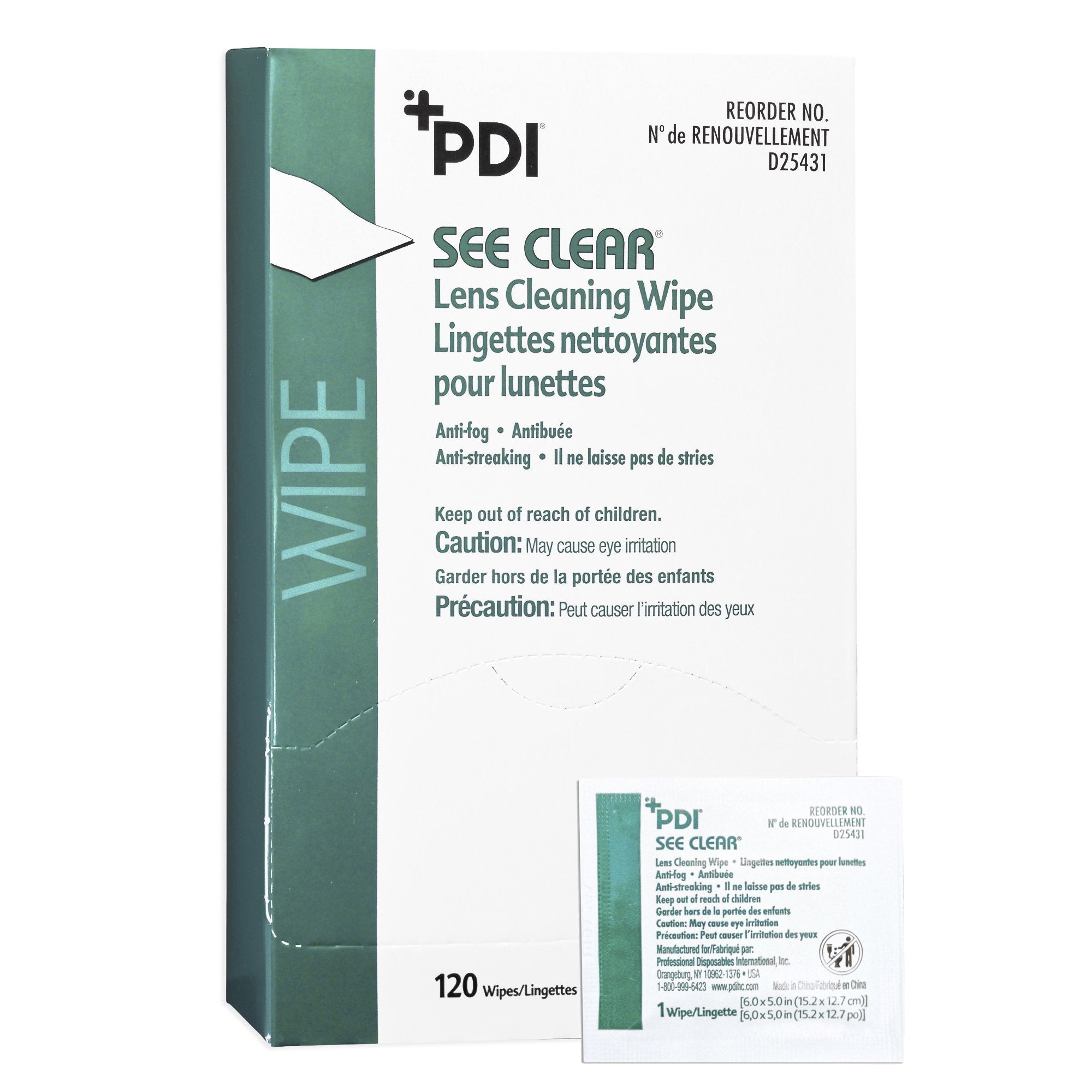 See Clear Lens Cleaning Wipe