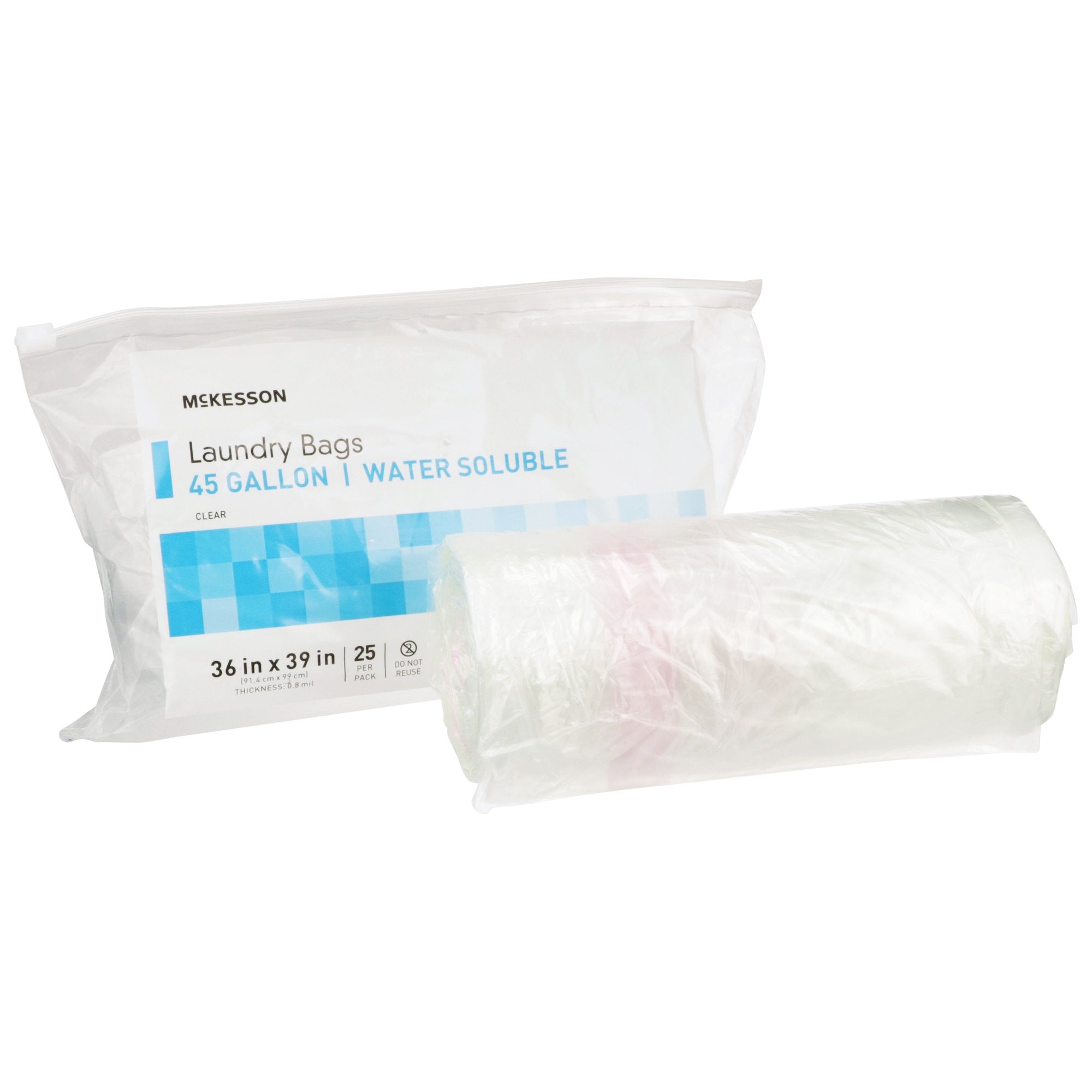 Laundry Bag McKesson Water Soluble 40 to 45 gal. Capacity 36 X 39 Inch, Packaging Type- Case