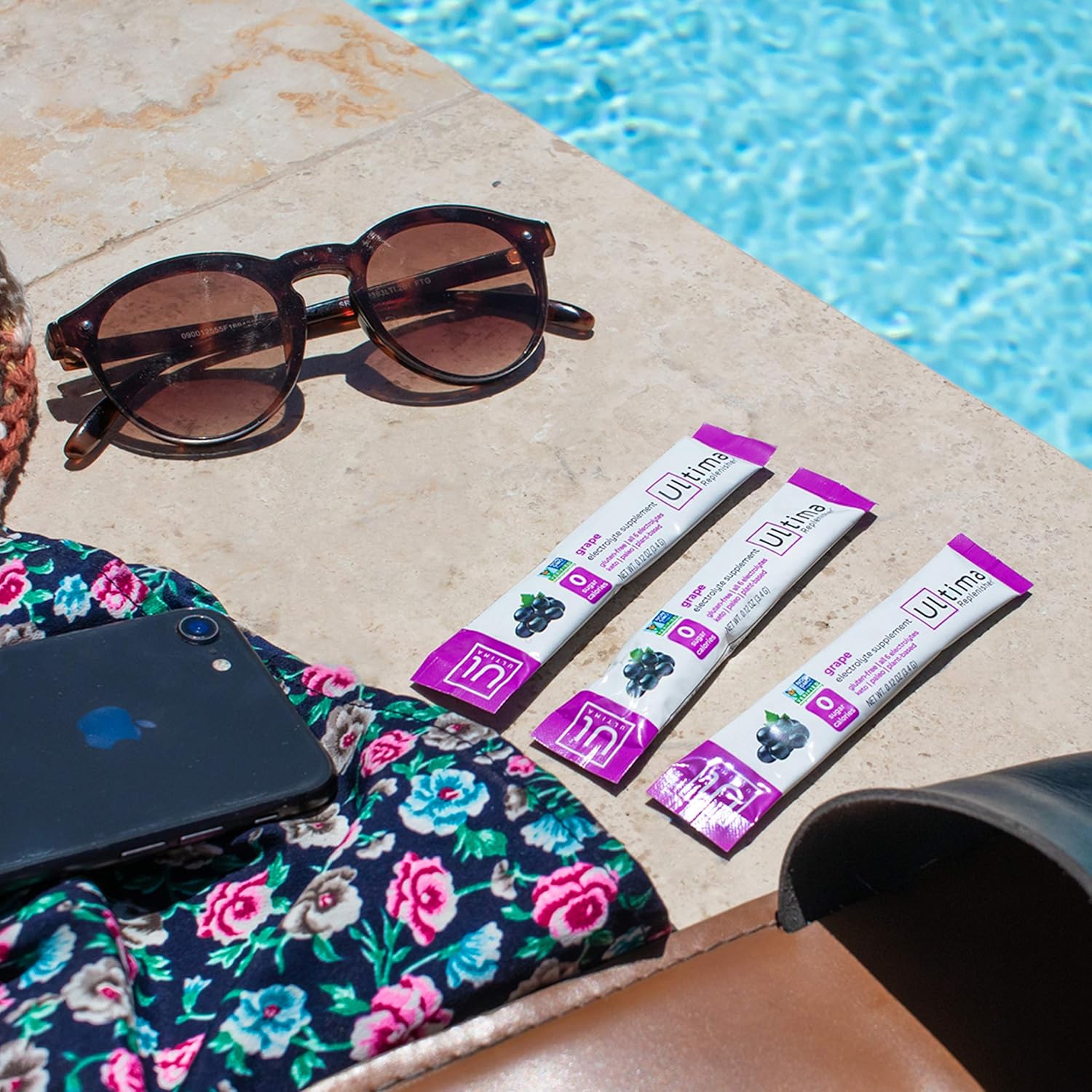 ultima replenisher electrolyte powder grape case of 20 0 12 oz