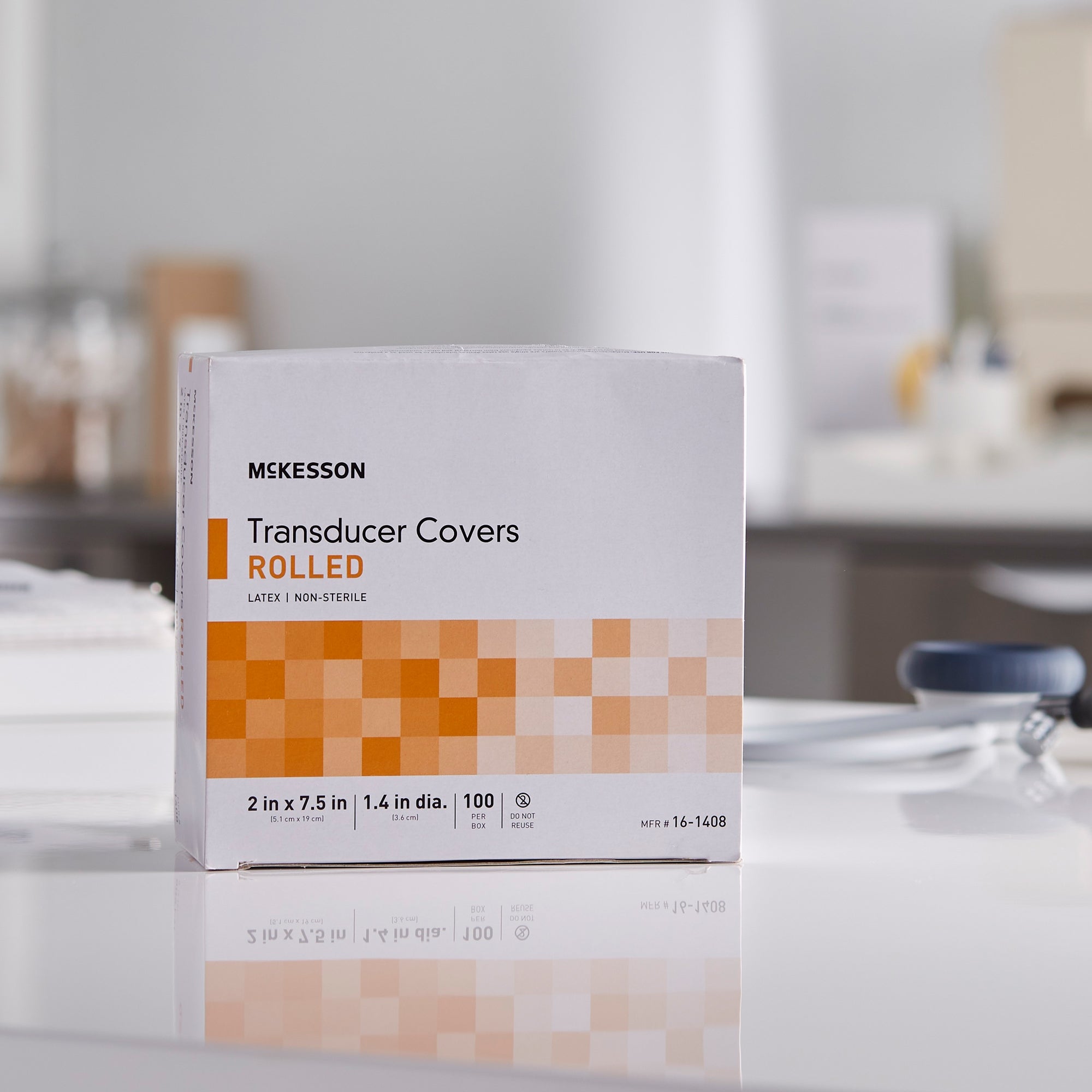 ultrasound probe cover mckesson 1 2 5 x 7 1 2 inch latex nonsterile rolled packaging type box