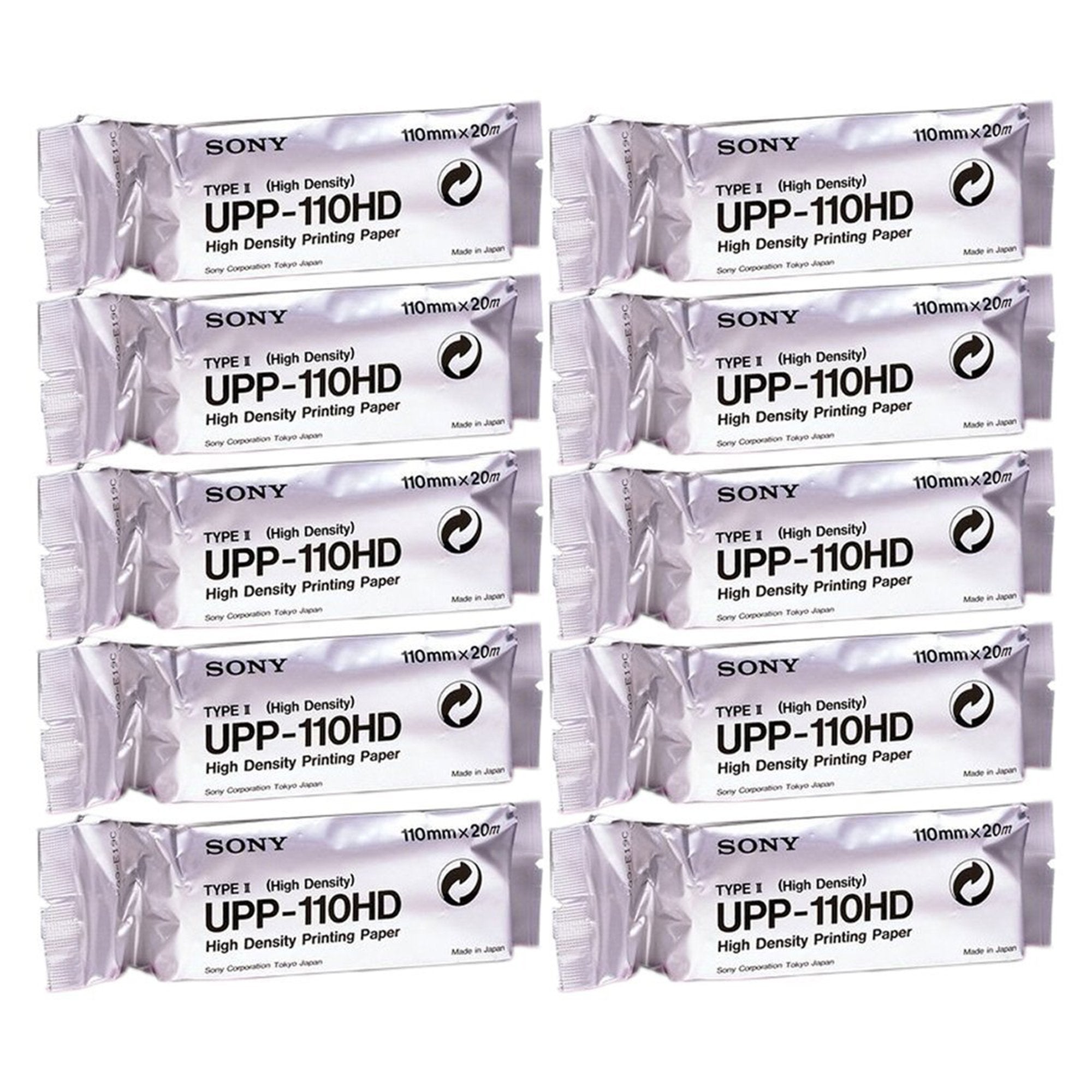 Ultrasound Video Paper Sony Roll Black and White High Density Without Grid