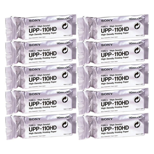 Ultrasound Video Paper Sony Roll Black and White High Density Without Grid
