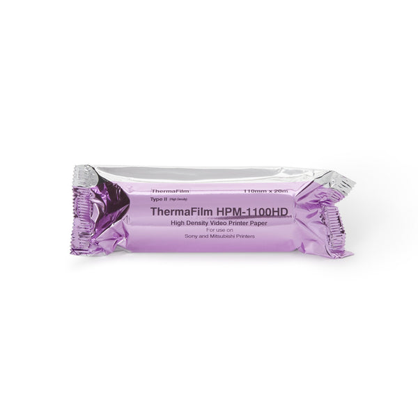 Ultrasound Video Paper ThermaFilm Type II Roll High Density Without Grid