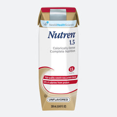 Tube Feeding Formula Nutren 1.5 Unflavored Liquid 250 mL Carton