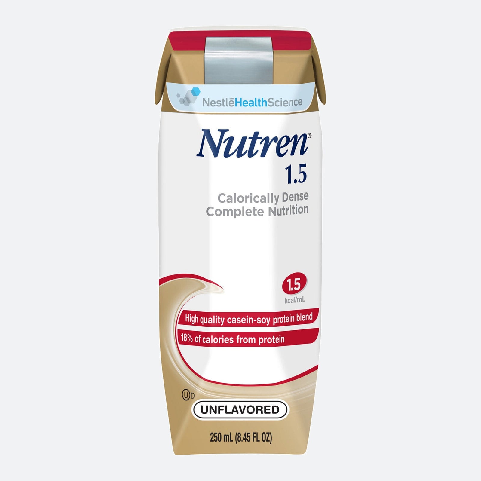 Tube Feeding Formula Nutren 1.5 Unflavored Liquid 250 mL Carton