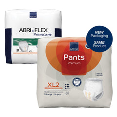 unisex adult absorbent underwear abena premium pants xl2 pull on with tear away seams x large disposable heavy absorbency packaging type case