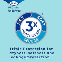 unisex adult absorbent underwear tena proskin plus pull on with tear away seams medium disposable moderate absorbency packaging type case