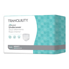 Unisex Adult Absorbent Underwear Tranquility Essential Pull On with Tear Away Seams Small Disposable Heavy Absorbency