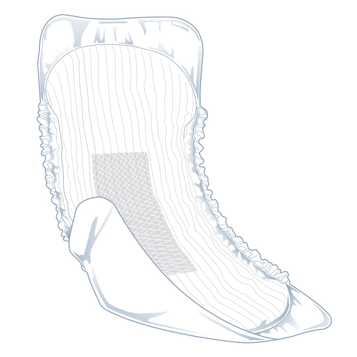 unisex adult incontinence brief fitright plus large disposable moderate absorbency packaging type case