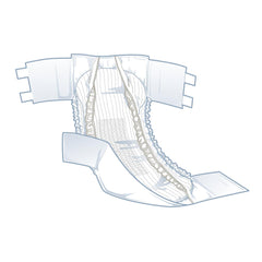 unisex adult incontinence brief fitright plus x large disposable moderate absorbency packaging type case