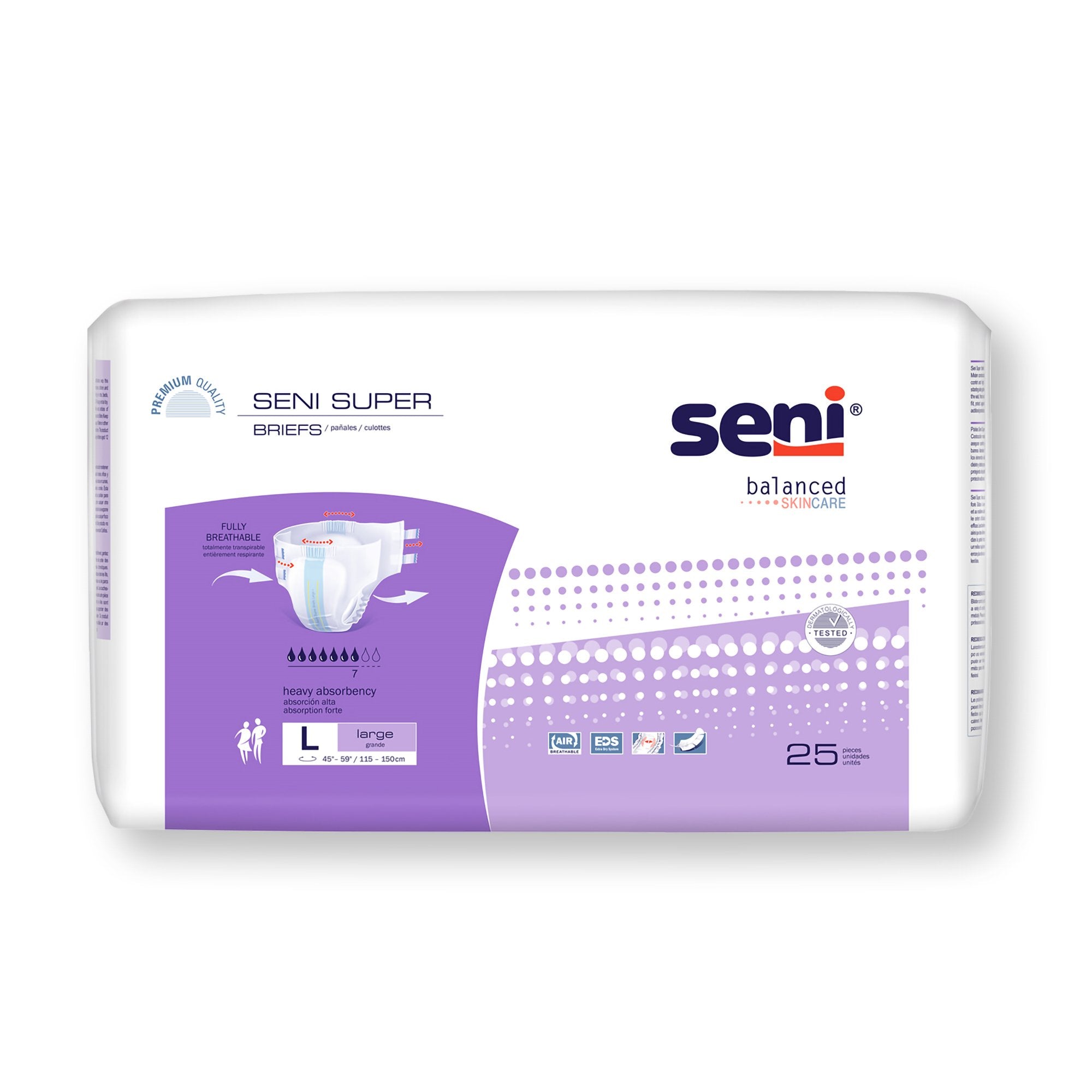 Unisex Adult Incontinence Brief Seni Super Large Disposable Heavy Absorbency