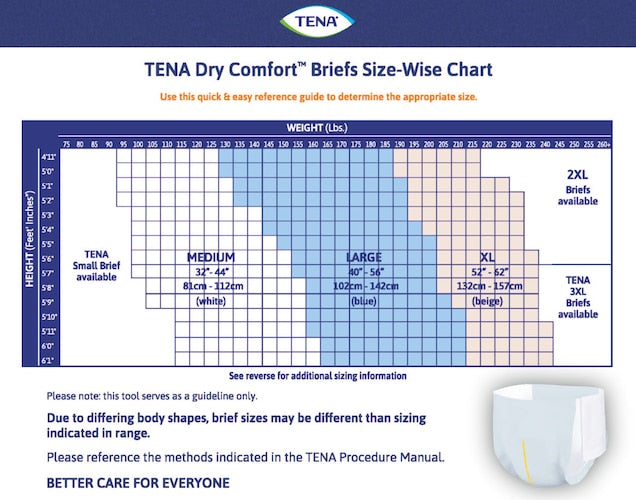 unisex adult incontinence brief tena dry comfort medium disposable moderate absorbency packaging type case