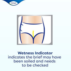 unisex adult incontinence brief tena dry comfort medium disposable moderate absorbency packaging type case