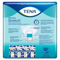 unisex adult incontinence brief tena proskin stretch ultra large x large disposable heavy absorbency packaging type case