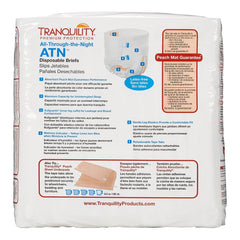 unisex adult incontinence brief tranquility atn large disposable heavy absorbency packaging type case