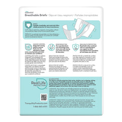unisex adult incontinence brief tranquility essential medium disposable heavy absorbency packaging type case