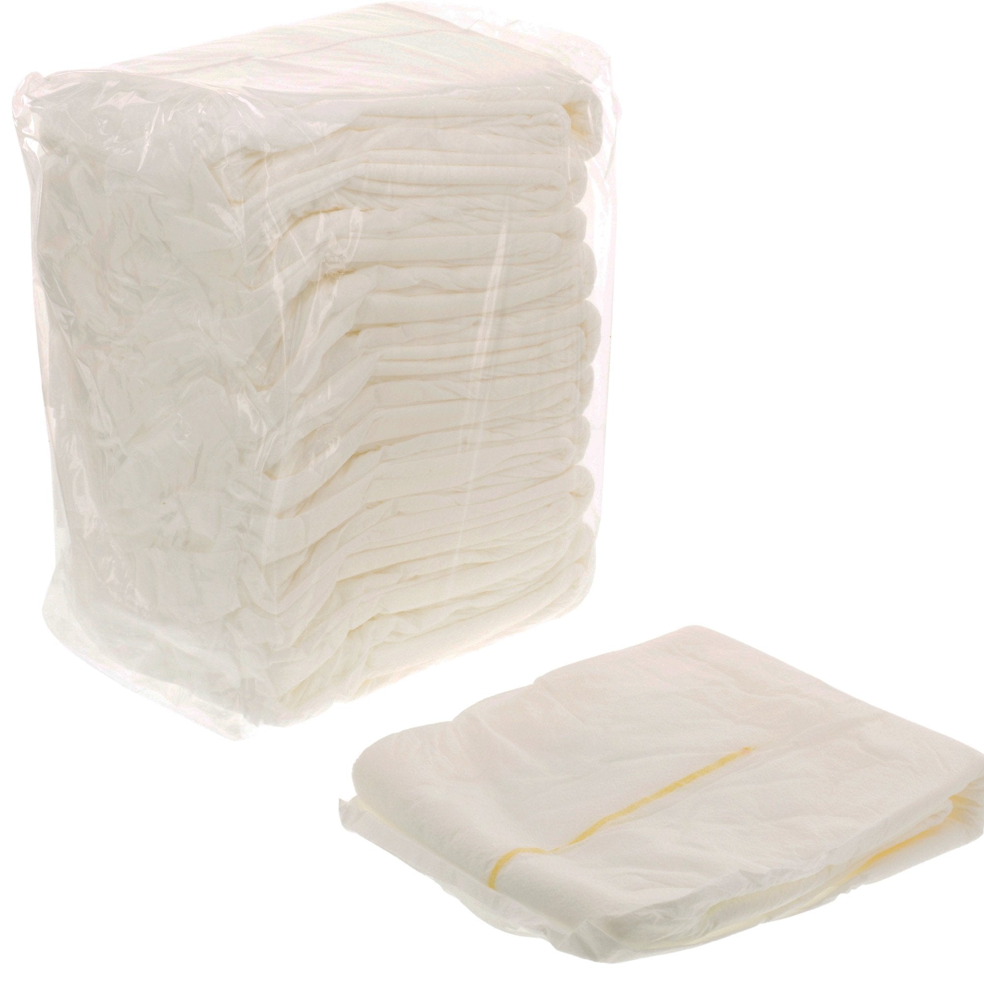 Unisex Adult Incontinence Brief Wings Basic Medium Disposable Moderate Absorbency