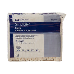 unisex adult incontinence brief wings extra quilted x large disposable moderate absorbency packaging type case