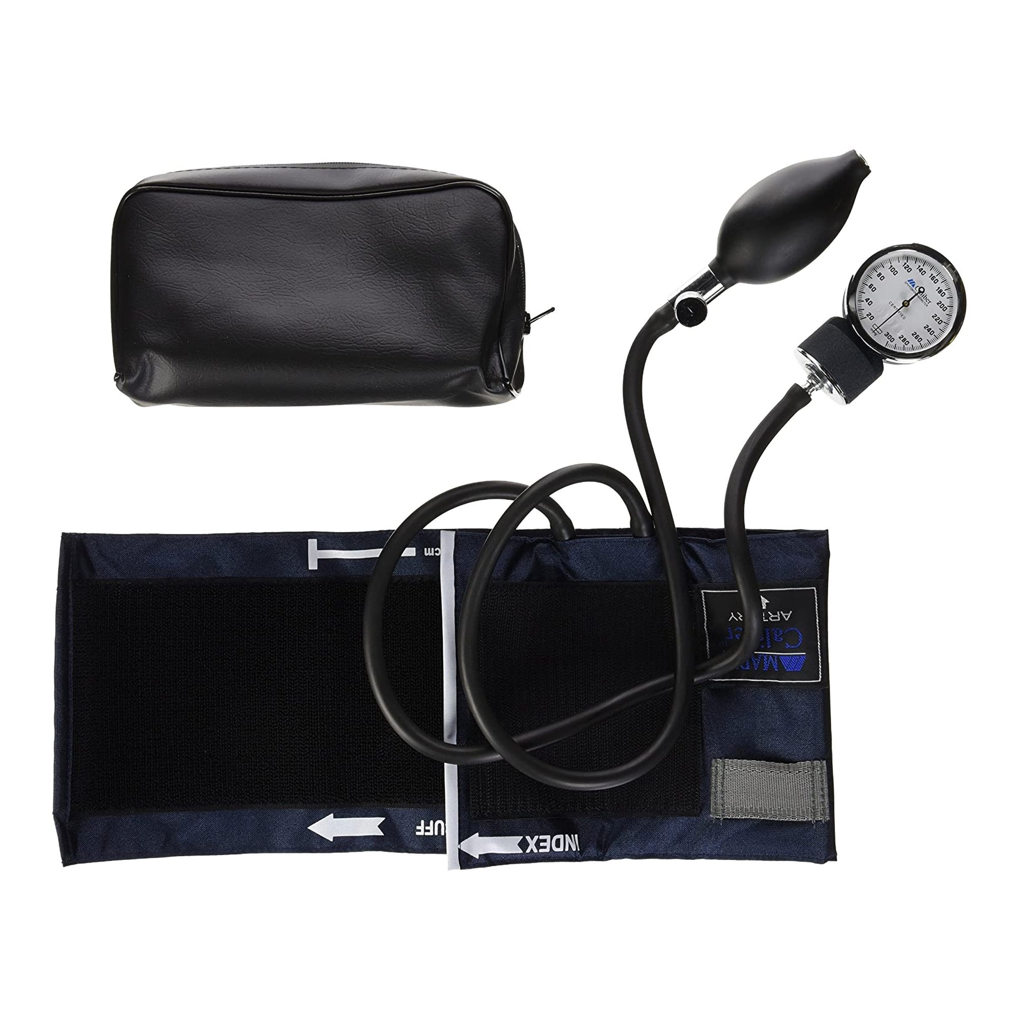 Aneroid Sphygmomanometer Unit MABIS®Legacy Large Adult Cuff Nylon Cuff 33 - 51 cm Pocket Aneroid