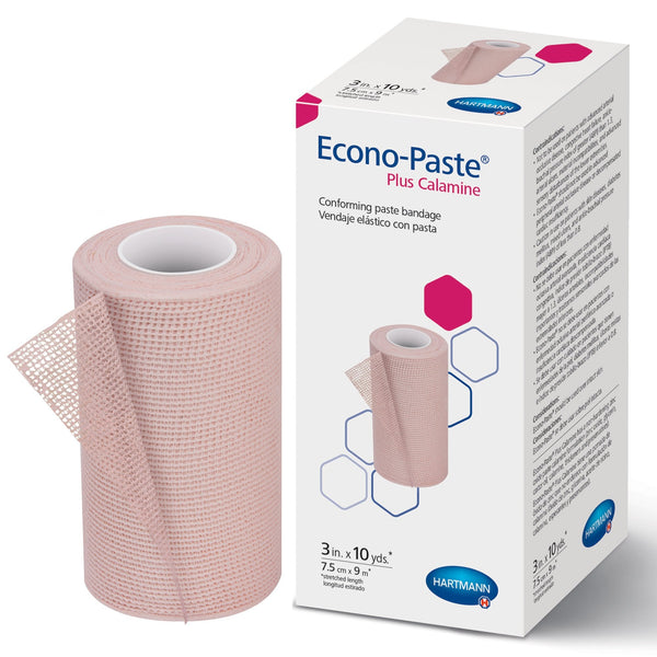 Unna Boot Econo Paste Plus Calamine Zinc Oxide / Calamine 3 Inch X 10 Yard