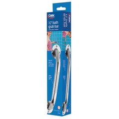 Carex Textured Chrome Wall Grab Bar 12inch, 16inch,18inch,24inch,32inch