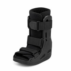 McKesson Air Walker Boot – Black Pneumatic Short Low-Top, Adult Large, Latex-Free | HCPCS L4360