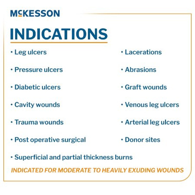 mckesson alginate dressing 2 x 2 inch mckesson alginate dressing mk883263bx