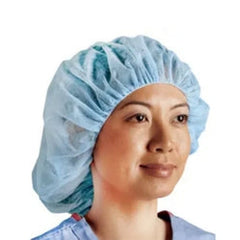 Bouffant Cap Large White Elastic Closure, Packaging Type- Box