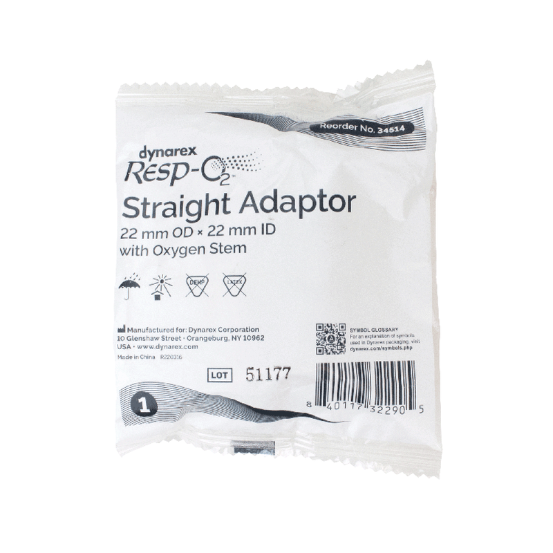 dynarex nebulizer tee connectors adaptors
