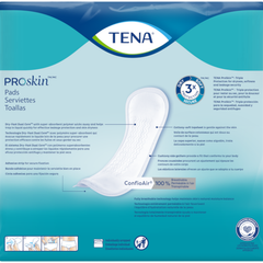 bladder control pad tena proskin heavy long 15 inch length heavy absorbency dry fast core one size fits most packaging type case