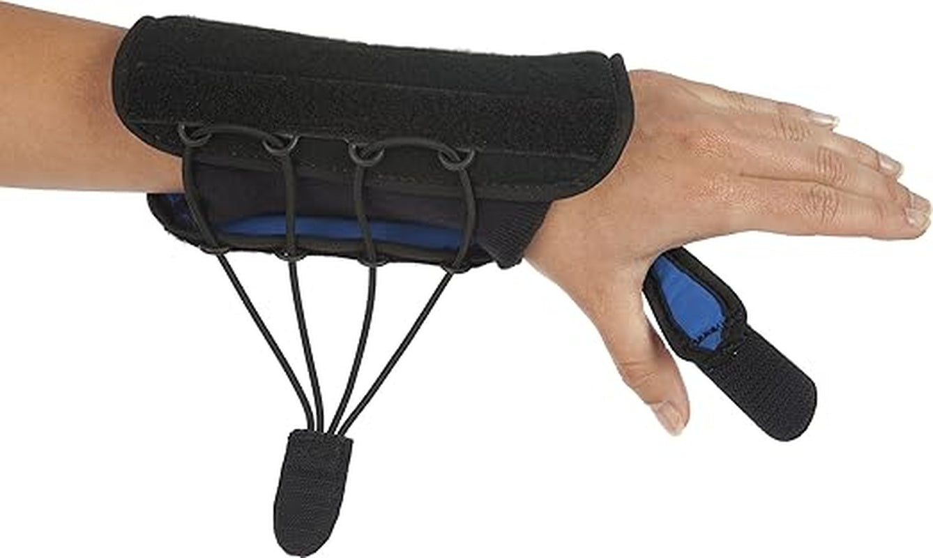 Wrist Brace ProCare Quick-Fit Wrist II Preformed Aluminum / Foam / Nylon Left Hand Black One Size Fits Most, Packaging Type- Each