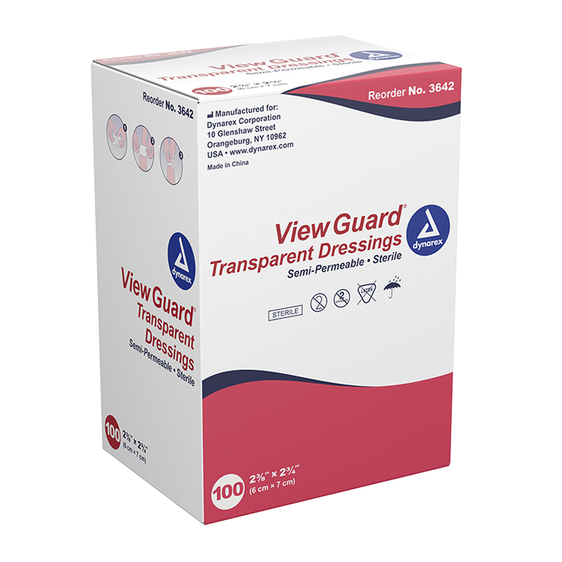 Dynarex View Guard Transparent Dressings - Sterile