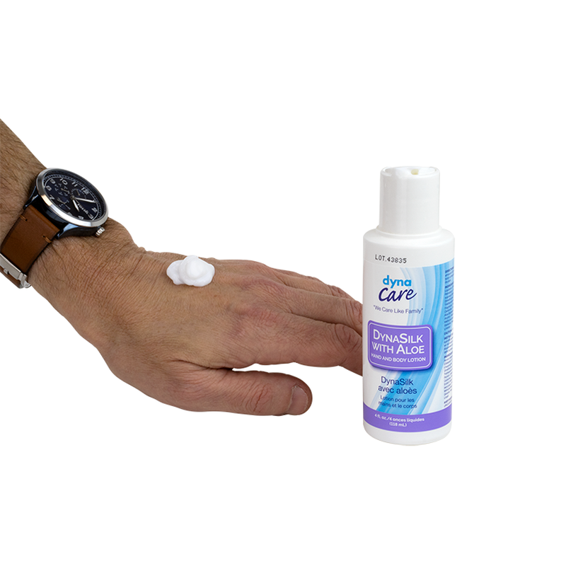 dynarex dynasilk with aloe hand and body lotion