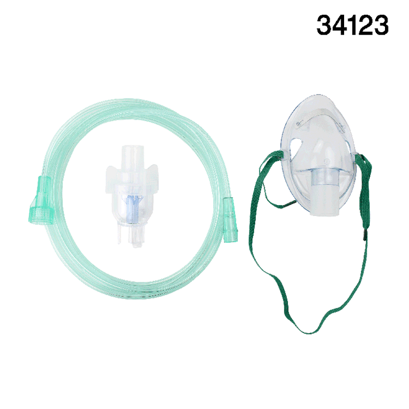 dynarex small volume nebulizer 6cc cup w 7 2 1 m tubing and t piece mouthpiece standar