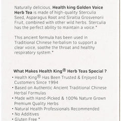 Health King Golden Voice Herb Tea - 20 Tea Bags
