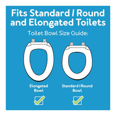Carex E-Z Lock Raised Toilet Seat w/ Armrests