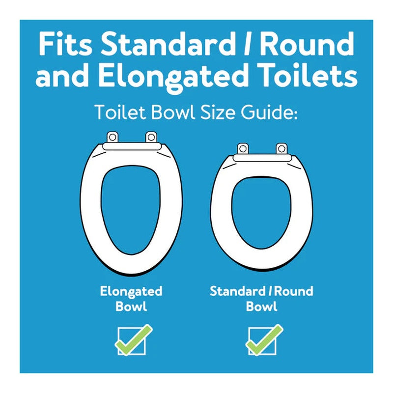 Carex E-Z Lock Raised Toilet Seat w/ Armrests