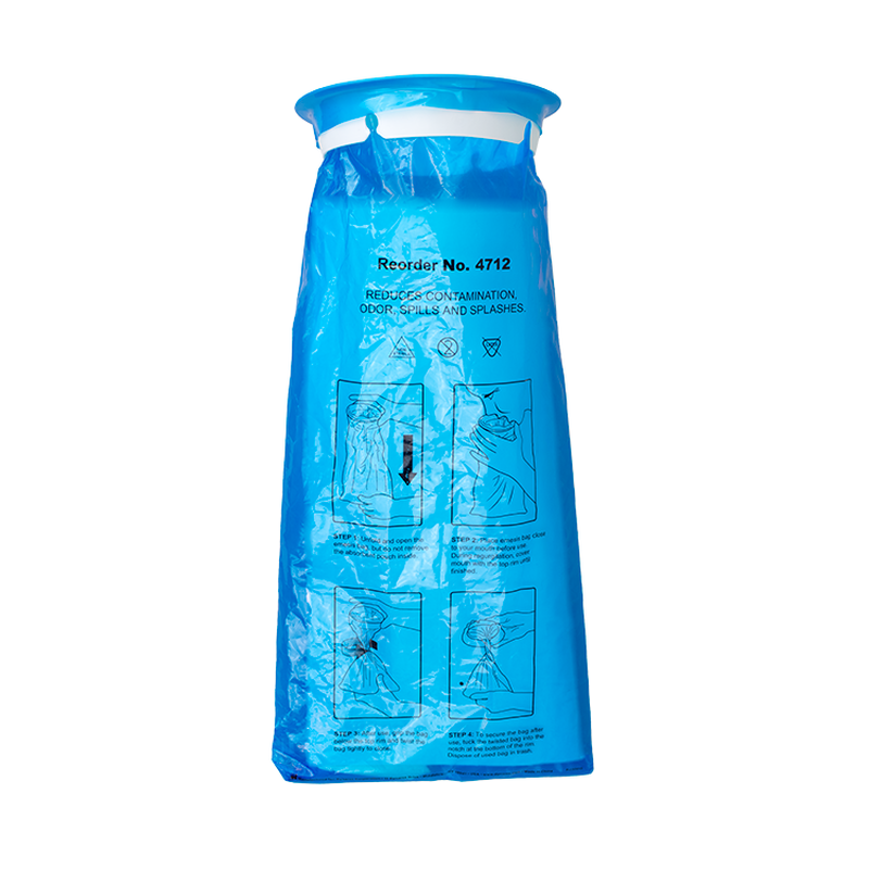 Dynarex Emesis Bag w/ Absorbent pouch & dispenser