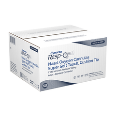 Dynarex Nasal Oxygen Cannulas - Super Soft Touch with Cushion Tip for Enhanced Comfort and Fit - Ideal for Long-Term Use and Respiratory Support