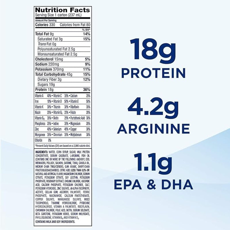 Oral Supplement Ensure Surgery Immunonutrition Shake Vanilla Flavor Liquid 8 oz. Reclosable Carton | (24/Case)