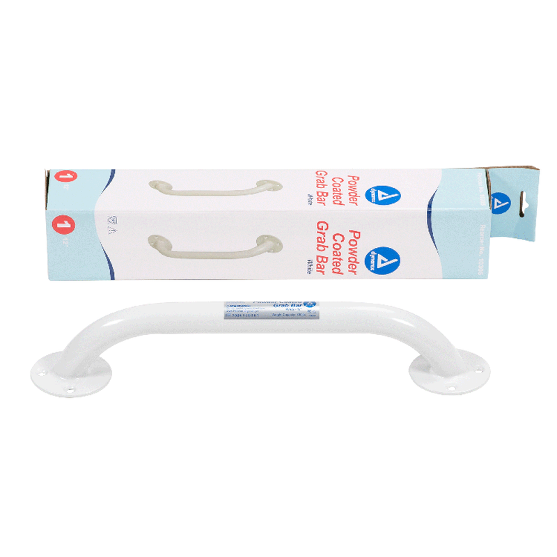 Dynarex Powder Coated Grab Bars - Durable, Non-Slip Safety Handrails for Bathroom & Home Use - Enhance Stability & Support for Seniors & Disabled Individuals.