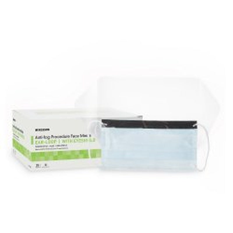 Surgical Mask FluidShield Anti-fog Foam ASTM Level 3 Tie Closure One Size Fits Most, Packaging Type- Box