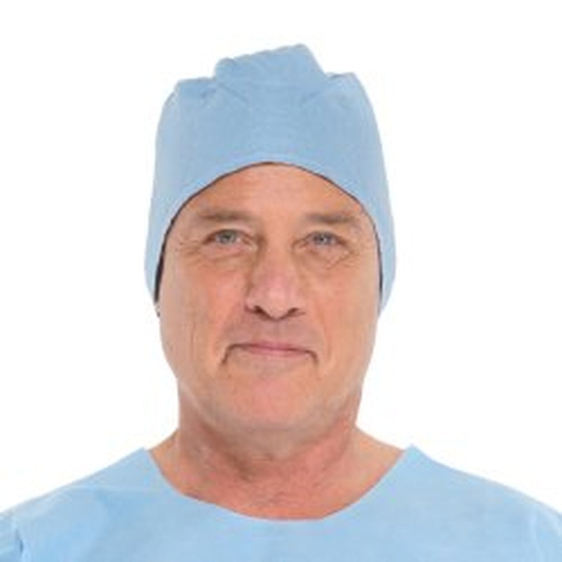 Bouffant Cap Large White Elastic Closure, Packaging Type- Box
