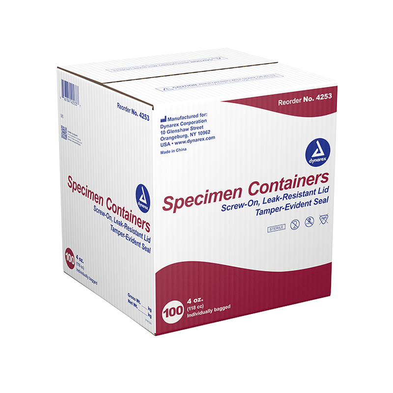 dynarex specimen containers