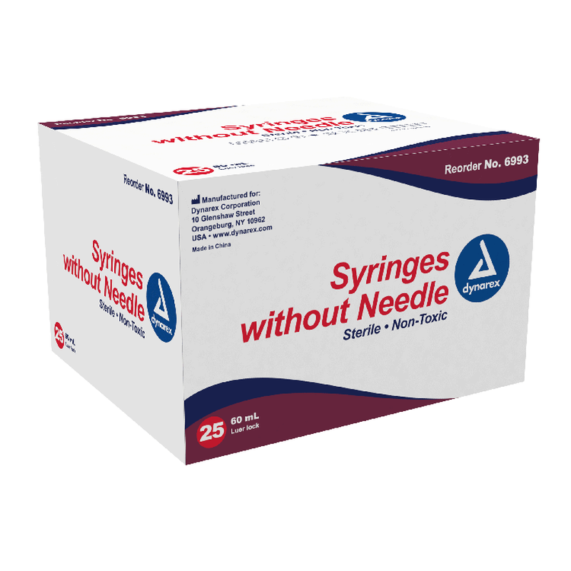 Dynarex Syringes Without Needle