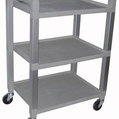 Utility Poly Cart W/3 Shelves