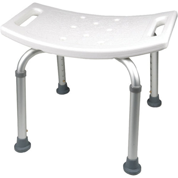 Shower Chair W/out Back 300 Lb. Weight Capacity   All Care Store