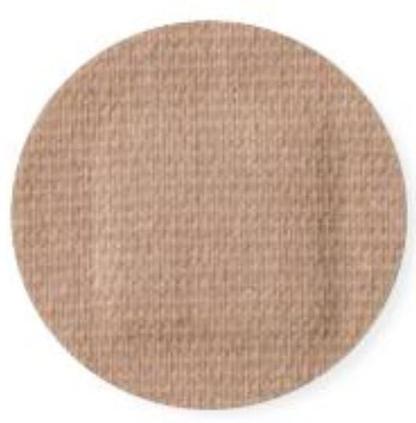 Adhesive Spot Bandage Curity 7/8 Inch Fabric Round Tan Sterile