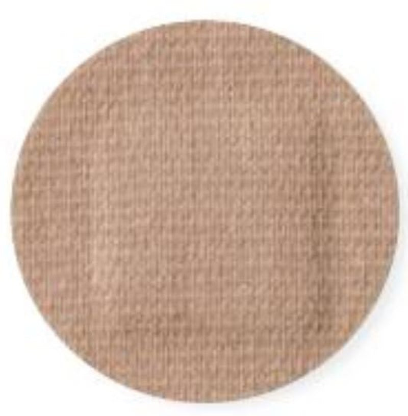 Adhesive Spot Bandage Curity 7/8 Inch Fabric Round Tan Sterile