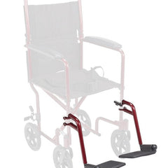 Swing-away Detachable Footrest F/alum Transport Chair-red Pr